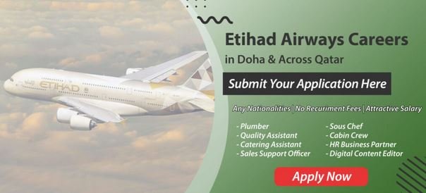 Etihad Airways Careers 2024 in Dubai - Active Job Vacancies